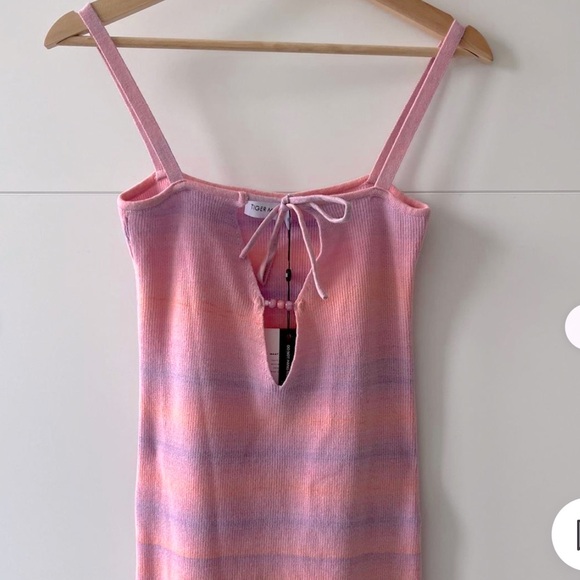 TIGER MIST PINK/ PURPLE KNIT CARRERA DRESS - Picture 3 of 6